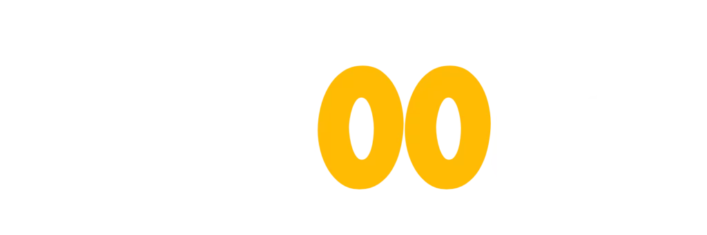 Logo blanc de l'entreprise Binoom, 1er blog dédié à l'obéissance FCI